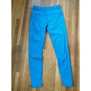 Sweaty Betty Leggings Power Full Length Size Small Blue With Pockets